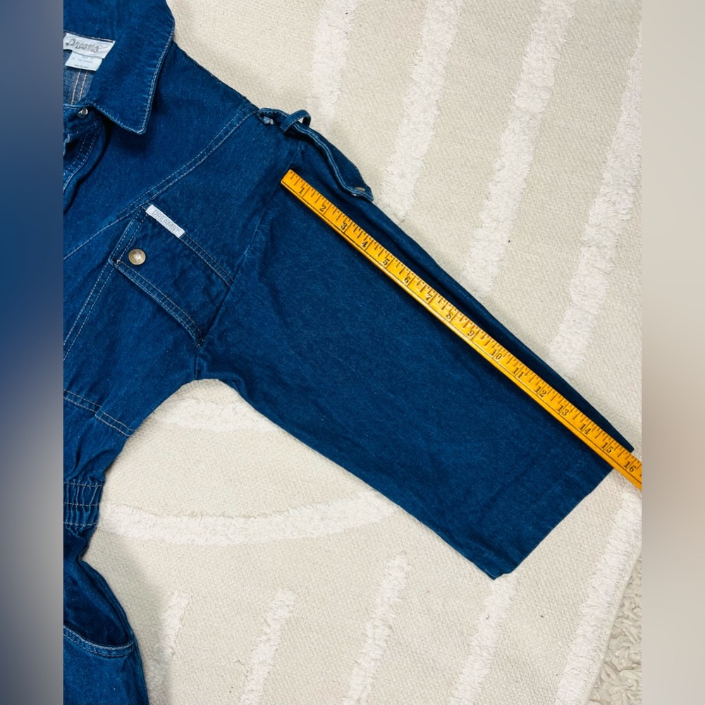 Dreams Vintage 1980’s Denim Jumpsuit | Size M | 100% Cotton - Picture 12 of 16